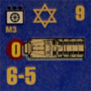 Panzer Grenadier Headquarters Library Unit: State of Israel Army M3 for Panzer Grenadier game series