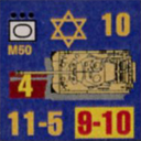 Panzer Grenadier Headquarters Library Unit: State of Israel Army M50 for Panzer Grenadier game series