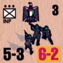 Panzer Grenadier Headquarters Library Unit: State of Palestine Liberation Army INF for Panzer Grenadier game series