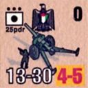 Panzer Grenadier Headquarters Library Unit: State of Palestine Liberation Army 25pdr for Panzer Grenadier game series