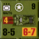 Panzer Grenadier Headquarters Library Unit: United States Army Heavy M4/76 for Panzer Grenadier game series