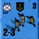 Panzer Grenadier Headquarters Library Unit: France Fusiliers Marins INF for Panzer Grenadier game series