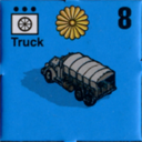 Panzer Grenadier Headquarters Library Unit: Japan Imperial Japanese Navy Truck for Panzer Grenadier game series