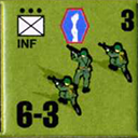 Panzer Grenadier Headquarters Library Unit: United States Army INF for Panzer Grenadier game series
