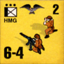 Panzer Grenadier Headquarters Library Unit: Ecuador Army HMG for Panzer Grenadier game series