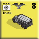 Panzer Grenadier Headquarters Library Unit: Ecuador Army Truck for Panzer Grenadier game series