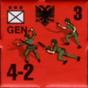 Panzer Grenadier Headquarters Library Unit: Albania Army GEN for Panzer Grenadier game series