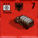 Panzer Grenadier Headquarters Library Unit: Albania Army Truck for Panzer Grenadier game series