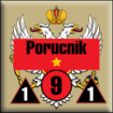 Panzer Grenadier Headquarters Library Unit: Montenegro Army Porucnik for Panzer Grenadier game series