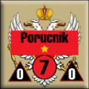 Panzer Grenadier Headquarters Library Unit: Montenegro Army Porucnik for Panzer Grenadier game series