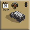 Panzer Grenadier Headquarters Library Unit: Russian Empire Imperial Army Truck for Panzer Grenadier game series