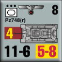 Panzer Grenadier Headquarters Library Unit: Germany Heer Pz748r for Panzer Grenadier game series