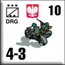 Panzer Grenadier Headquarters Library Unit: Poland Wojska Lądowe DRG for Panzer Grenadier game series