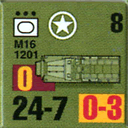 Panzer Grenadier Headquarters Library Unit: United States Army M16 for Panzer Grenadier game series