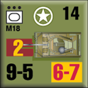 Panzer Grenadier Headquarters Library Unit: United States Army M18 for Panzer Grenadier game series