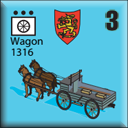 Panzer Grenadier Headquarters Library Unit: Finland Army Wagon for Panzer Grenadier game series