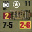 Panzer Grenadier Headquarters Library Unit: United States Army M5 for Panzer Grenadier game series