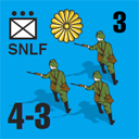 Panzer Grenadier Headquarters Library Unit: Japan Imperial Japanese Navy SNLF for Panzer Grenadier game series