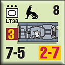 Panzer Grenadier Headquarters Library Unit: Lithuania Army Lt-38 for Panzer Grenadier game series