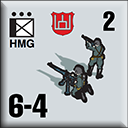 Panzer Grenadier Headquarters Library Unit: Lithuania Defense Force HMG for Panzer Grenadier game series