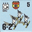 Panzer Grenadier Headquarters Library Unit: Spain Army Ski for Panzer Grenadier game series