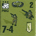 Panzer Grenadier Headquarters Library Unit: United States Airborne PARA-HMG for Panzer Grenadier game series