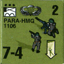 Panzer Grenadier Headquarters Library Unit: United States Airborne PARA-HMG for Panzer Grenadier game series