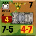 Panzer Grenadier Headquarters Library Unit: Germany Schutzstaffel PzIIIj for Panzer Grenadier game series