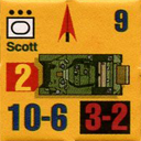 Panzer Grenadier Headquarters Library Unit: United States Army Scott for Panzer Grenadier game series