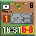 Panzer Grenadier Headquarters Library Unit: Germany Schutzstaffel Wespe for Panzer Grenadier game series