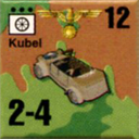 Panzer Grenadier Headquarters Library Unit: Germany Schutzstaffel Kubel for Panzer Grenadier game series