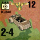Panzer Grenadier Headquarters Library Unit: Germany Schutzstaffel Kubel for Panzer Grenadier game series