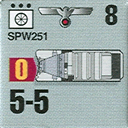 Panzer Grenadier Headquarters Library Unit: Germany Heer SPW-251 for Panzer Grenadier game series
