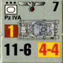 Panzer Grenadier Headquarters Library Unit: Germany Heer PzIVa for Panzer Grenadier game series