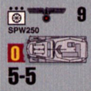 Panzer Grenadier Headquarters Library Unit: Germany Heer SPW-250 for Panzer Grenadier game series