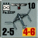 Panzer Grenadier Headquarters Library Unit: Germany Heer Fa-223p for Panzer Grenadier game series