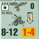 Panzer Grenadier Headquarters Library Unit: Germany Luftwaffe 75 RCL for Panzer Grenadier game series