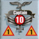 Panzer Grenadier Headquarters Library Unit: Germany Luftwaffe Captain for Panzer Grenadier game series