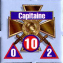 Panzer Grenadier Headquarters Library Unit: France Armée de Terre Capitaine for Panzer Grenadier game series