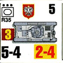 Panzer Grenadier Headquarters Library Unit: Poland Wojska Lądowe R35 for Panzer Grenadier game series