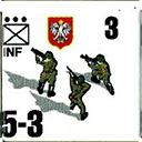 Panzer Grenadier Headquarters Library Unit: Poland Wojska Lądowe Inf for Panzer Grenadier game series