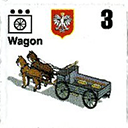Panzer Grenadier Headquarters Library Unit: Poland Wojska Lądowe Wagon for Panzer Grenadier game series