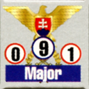 Panzer Grenadier Headquarters Library Unit: Slovak Republic Slovenská Armáda Major for Panzer Grenadier game series