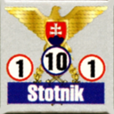 Panzer Grenadier Headquarters Library Unit: Slovak Republic Slovenská Armáda Stotnik for Panzer Grenadier game series