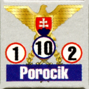 Panzer Grenadier Headquarters Library Unit: Slovak Republic Slovenská Armáda Porocik for Panzer Grenadier game series