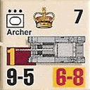 Panzer Grenadier Headquarters Library Unit: Britain Army Archer for Panzer Grenadier game series