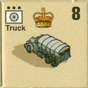 Panzer Grenadier Headquarters Library Unit: Britain Army Truck for Panzer Grenadier game series