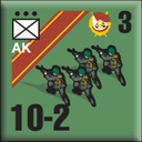Panzer Grenadier Headquarters Library Unit: Soviet Union Guards Ak47 for Panzer Grenadier game series