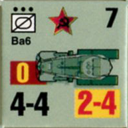 Panzer Grenadier Headquarters Library Unit: Soviet Union Army (RKKA) Ba-6 for Panzer Grenadier game series