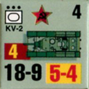 Panzer Grenadier Headquarters Library Unit: Soviet Union Army (RKKA) KV-II for Panzer Grenadier game series